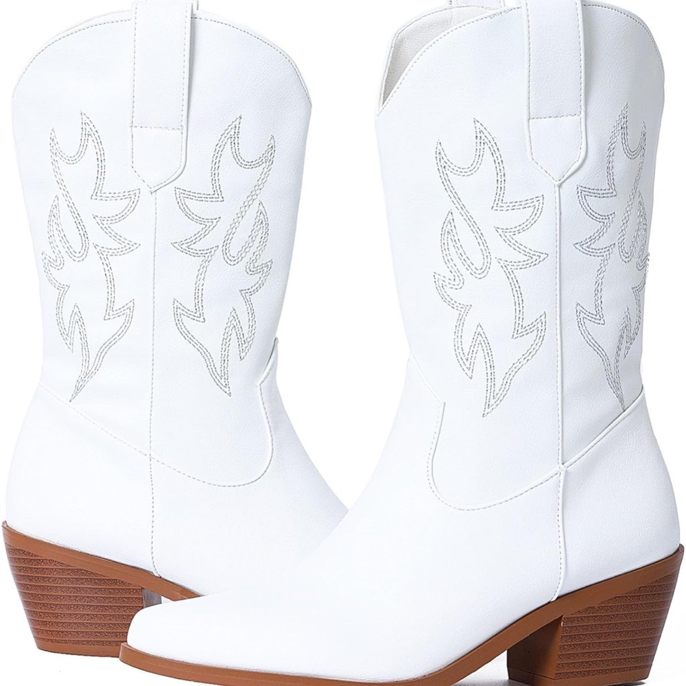 White Western Cowgirl Boots